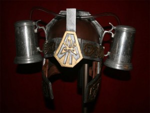 Casque de bière médiéval